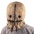Miniatyrbillede 2 af 5: Halloween Latex Fugleskræmsel Maske Hætte - Perfekt
