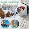 Miniatyrbilde 4 av 5: TS-3 stk Utendørs Kranbeskyttere for Vinter, Skumkranbeskyttere Vinterisolert for Frostbeskyttelse