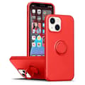 Ring Kickstand Silikondeksel for iPhone 14 Plus