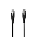 Miniatyrbillede 1 af 3: GEAR LaddPRO USB-C til Lightning-kabel C94 1,5m Sort black 60
