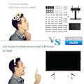Miniatyrbild 5 av 5: Stativ för TCL TV, TV-fötter 28 32 40 43 49 50 55 65 tum, TV-stativ för TCL Roku TV, för 28D2700{HH}