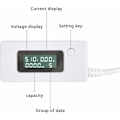 Miniatyrbillede 2 af 4: TS-USB Strømmåler Spændingstester Strømmåler USB Oplader Strøm Spænding Kapacitet Detektor til Computer Powerbank til Telefon