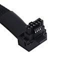 Pikkukuva 3 / 5: TS-16pin Näytönohjaimen Kulmaliitin 12vhpwr Suora Pää Kääntyvä Pää Kaapeli Pcie 5.0 Kulmaliitin Kaapeli 12+4p 90 astetta