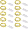 10 st LED Ljusslinga Batteri, Ljusslinga Liten Med Batteri, 1m 10 Micro