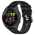 Miniatyrbillede 3 af 3: TS-Silikonearmbånd til Garmin Forerunner 165 22mm - Sort