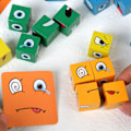 Miniatyrbild 4 av 4: Träuttryck Matchande Blockpussel Match Pussel Leksak Brädspel För Hjärngåtor Pussel Leksaker