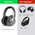 Miniatyrbilde 5 av 5: TS-2 stk. Øreputer Mykt Skum Svamp Øreputer Med Spenne For Everest 750 750nc Headset