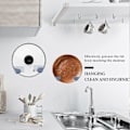 Miniatyrbild 4 av 5: 8-pack Lockhållare, Väggmonterat Lockhållarset, Stekpannelock, Lockhållare, Väggmonterad Hållare för Kök (LGL)