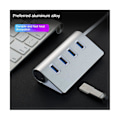 Pikkukuva 1 / 5: TS-Usb 3.0 Hub 4 Porttia 5gbps Nopea Virtalähde Usb 2.0 Hub Usb-jakaja Kannettavan Tietokoneen Sovittimelle Compu