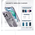 Miniatyrbillede 2 af 5: 15W Magnetisk Trådløs Oplader til iPhone 15/14/13/12 Serien | Hurtig Opladningsplade til AirPods 3/2/ Pro 2 | Original Mag-Safe Erstatning