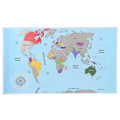 Pikkukuva 3 / 4: Raaputuskartta Maailmankartta / Scratch Map - 88x52cm