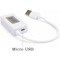 Miniatyrbillede 3 af 4: TS-USB Strømmåler Spændingstester Strømmåler USB Oplader Strøm Spænding Kapacitet Detektor til Computer Powerbank til Telefon