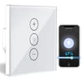 TS-Dimmer, WiFi-ljusdimmer med procentfunktion och timerfunktion, infälld röststyrd WLAN-ljusdimmer