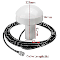 Miniatyrbillede 3 af 5: Marin GPS Aktiv Navigationsantenn Timingantenn 1575+/-5 Mhz 5m BNC Hane