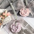 Miniatyrbillede 5 af 5: Pionblomst Rose Blomsterform Håndlavede Blomsterlys D