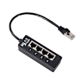 Miniatyrbild 3 av 5: TS-4 I 1 Rj45 Lan-kontakt Ethernet Nätverkssplitterkabel 1 Hane Till 4 Lan-portar För Nätverksförlängning