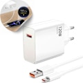 Miniatyrbilde 1 av 4: 120W Hurtiglader USB for Xiaomi 14T Pro /13T Pro /11T Pro, Turbo-lader med 6A USB C-kabel for Redmi Note 13 Pro+ 12 Pro+ 11 Pro+ 5G