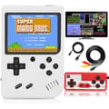 Small Handheld Game Console - 400 Classic FC Games - 20 mAh Rechargeable Battery