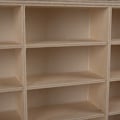 Miniatyrbilde 4 av 4: Oppbevaringshylle for Modellbiler / Samleobjekter - Hylle med 54 små rom