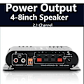 Miniatyrbillede 4 af 5: TS-St-838 Hifi Forstærker 2.1 Kanal Bil Mp3 Mini Forstærker Aux Input Høj Og Lav Basjustering Super Bas