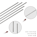 Miniatyrbillede 5 af 5: TS-5 stk. DIY RC Model Rund Stang i Rustfrit Stål 500mm X 3mm