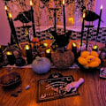 Pikkukuva 4 / 4: Träinen ennustuspöytä kaiverrettu taikalaatta Ouija - Perfet 2