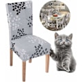Miniatyrbild 1 av 5: BETTE Stretch Stolsöverdrag 4-pack Hög Rygg Elastiska Stolsöverdrag Överdrag