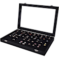 Miniatyrbillede 2 af 5: Ring Ørering & Øreringe Organizer Smykkeskrin, Øreringe æske