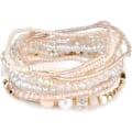 Miniatyrbillede 1 af 4: Perlearmbånd til kvinder Stabelbare perler Sommer Regnbue Stack Boho Stretch Håndlavede Krystal Elastiske Farverige Små Perler Bulk Armbånd Kvinder