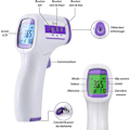 Miniatyrbillede 4 af 5: Panden Termometer Infrarød Termometer til Voksne, Kontaktfri Termometer, LCD-Skærm, Hukommelsesfunktion, Infrarød Termometer til Børn, Voksne, Objekter