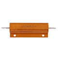 Miniatyrbillede 1 af 5: TS-2x Guld Aluminiumbeklædt Effektmodstand Modstand 100w, 8 Ohm 8r
