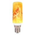 LED-lampa med brinnande ljuseffekt, E14