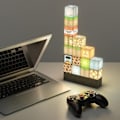 Miniatyrbild 2 av 5: Minecraft Nattlampor Byggklossar Kopplingslampa USB-driven - Perfekt