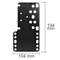 Miniatyrbillede 5 af 5: Sort metal SIM Racing Game USB håndbremseholder fast montering til håndbremse