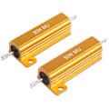 Miniatyrbillede 1 af 5: TS-2 stk. Elektroniske Aluminiumskabinet Modstande 5% 8 Ohm 50w