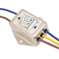 Miniatyrbillede 5 af 5: CW1B-10A L(040) Enkeltfaset EMI Strømfilter 125/250v