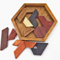 Miniatyrbild 2 av 5: TS-Träpussel Hexagon