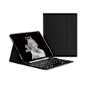 Miniatyrbillede 1 af 5: Etui med tastatur til iPad 9,7 tommer 2017 2018 5. 6. generation Sort