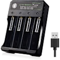 Miniatyrbillede 1 af 5: Batterioplader 18650 Lithium-ion Genopladelig