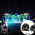Miniatyrbillede 3 af 5: TS-Dj XLR-kabel, 3-benet hun XLR til 5-benet han XLR DMX til moving head
