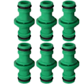 Miniatyrbilde 1 av 4: TS-Dobbel Rørkobling, Dobbel Hann Rørkobling Plast Rørfittings for å Skjøte Rør (6 stk)
