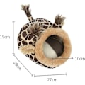 Miniatyrbilde 4 av 4: Plysj Marsvin Seng Kurv for Voksen og Baby med Avtakbar Pute Ultra Myk og Komfortabel Rede Seng Hus Kennel Hule Varmt Ly for Piggsvin