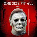 Miniatyrbillede 3 af 5: Noufun Michael Myers Maske til voksne, Halloween Maske Micheal Myers Ansigt - Halloween 2020