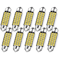 Miniatyrbild 1 av 5: 2024, LED Inredningsbelysning Bil 10 St Bilinredningsbelysning 36 Mm Penlampa För Inredningsbelysning Bil 12 V LED Inredningsbelysning Ambient Lighting Bil