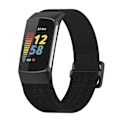 Pikkukuva 2 / 2: TS-Elastinen ranneke Fitbit Charge 5 / 6 -älykellolle - Musta