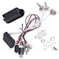 Miniatyrbilde 2 av 5: TS-Preamp 3-bånds Equalizer Eq Sele Gitar Bass Tone Kontrollsystem For Aktiv Pickup