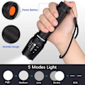 Miniatyrbild 4 av 5: Superstark Ficklampa Vattentät XM-L T6 LED 3500LM