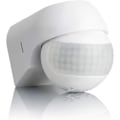 Miniatyrbillede 1 af 4: TS-Bevægelsessensor til Udendørs Brug IP44, Overflademontering, Programmerbar, Infrarød Sensor, Rækkevidde 15m/180°, LED-egnet, Justerbar, Maks. 800W/500W