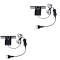 Miniatyrbillede 3 af 3: 3 stk. High Power LED Akvarielys Høj lysstyrke Energibesparende lampe Planter Vækstbelysning Kreativ 2 stk.
