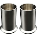 Miniatyrbillede 1 af 3: 2X Rustfri Stål Halmholder, Bordpladedispenser til Halm, Bestikorganisator, Opbevaring til Skeer Gafler Spisepinde